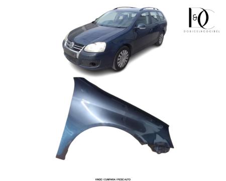 Aripa fata VW Golf 5 Variant Albastru LC5F Blue Graphite Pearl Vopsita 2005-2010 Dreapta 1K5821022A