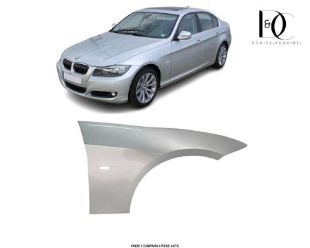 Aripa fata BMW Seria 3 E90/E91 LCI Facelift 354 Titan Silver Argintiu 2008-2012 Dreapta Vopsita 41357135680
