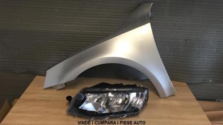 Pachet Aripa+Far Fata Stanga Skoda Octavia 3/III 2013 2014 2015 2016 2017 (LA7W (Gri))