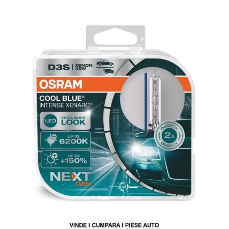 Osram Becuri D3S Xenon Cool Blue Intense NextGen 35w 2buc 66340CBN-HCB