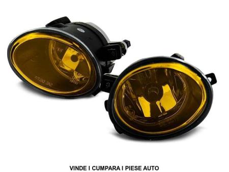 Proiectoare ceata Bara M BMW Seria 3, 5 E46 E39 portocaliu HB4 HABM20