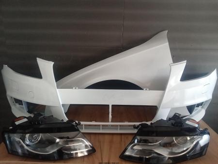 Bara,Aripa,Faruri Bi-Xenon fata Audi A4 B8 Alb LY9C 2007-2011 8K0807105AGRU,8K0821105A,8K0941029AJ,8K0941030AJ