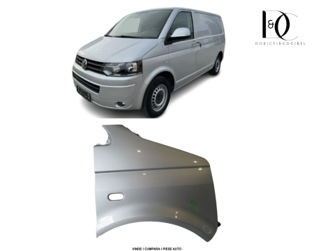Aripa fata VW T5 TRANSPORTER Argintiu LA7W 2009-2015 Dreapta 7H0821102E