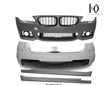 Pachet Bara fata, spate Praguri BMW F10 LCI Facelift 2013-2017 Tuning Tec PGBM07,  ZPBM37, GRBM49E