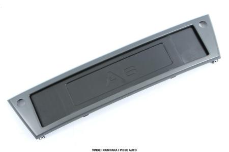 Suport numar cu senzori parcare Audi A6 C6 2005-2011 Gri Original 4F0807285F1QP