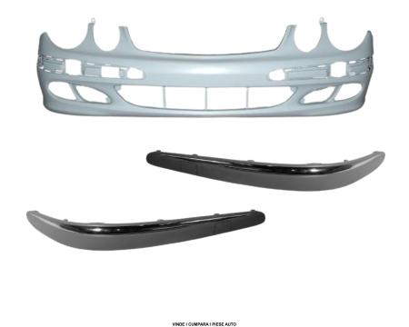 Pachet Bara, Banduri fata Mercedes E-CLASS W211 Classic/Elegance 2002-2006 Grunduita A2118800040, A2118850521, A2118850621