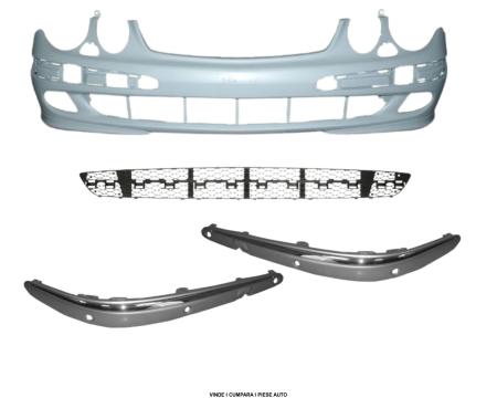 Pachet Bara, Grila, Banduri fata Mercedes E-CLASS W211 Avantgarde 2002-2006 Grunduita A2118800240, A2118800912, A2118801012, A2118850553