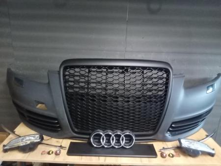Pachet Bara fata,Proiectoare,Grile, Becuri, Audi A6 C6 2008-2010 4F0807105AAGRU,4F0807681P,4F0807682P