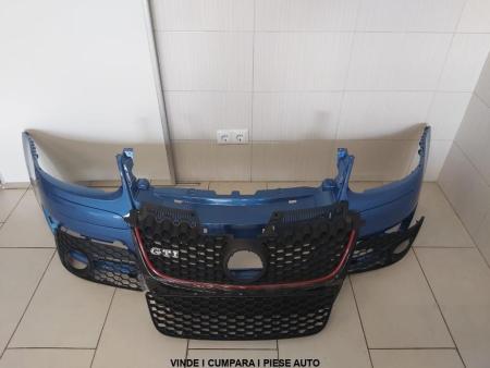 Bara Fata VW Golf 5 V GTi 2004 2005 2006 2007 2008 Cu Toate Grilele + Bandourile Albastru LC5G