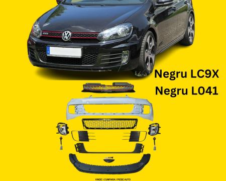 Pachet Bara fata VW Golf 6 GTI LOOK 2008-2012 Hatchback Upgrade Negru LC9X Vopsita