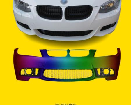 Bara fata BMW E92/E93 2006-2009, M3 Look Sport Alb 300 Vopsita Tuning Tec ZPBM30
