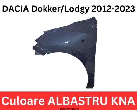 Aripa fata Dacia Dokker/Logy 2012- Albastru KNA Originala Noua Stanga 631019850R