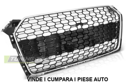 Grila radiator Fagure Audi A5 2016-2019 Negru lucios/Crom Tuning-Tec GRAU78