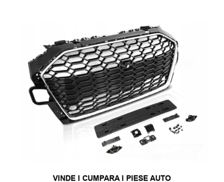 Grila radiator Audi A4 B9 Facelift 2019-2022 Negru lucios / Crom Tuning-Tec GRAU79