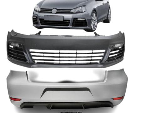 Bara fata,spate VW Golf 6 Sport lumini zi Led spalator far, 2008-2012 Hatchback Grunduita Tuning-Tec ZPVW18, ZTVW03