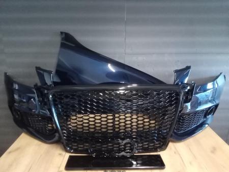 Bara Grila Aripa fata Audi A4 B8 Albastru Albastra LZ5A Vopsita 2007-2012 8K0807105AGRU 8K0821105A GRAU28