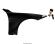 Aripa fata BMW F30 F31 2011-2015 Negru Vopsita dreapta 41357298028