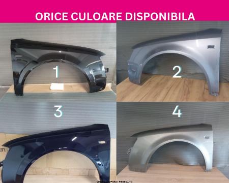 Aripa fata Audi A4 B6 Negru Gri Argintiu Albastru Alb Verde vopsita 8E0821105B 8E0821106B