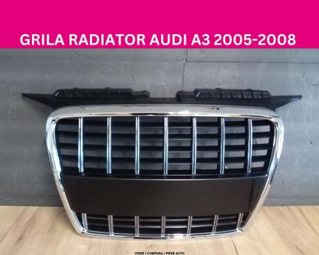 Grila radiator rs sport Audi A3 2005-2008 Negru/Crom