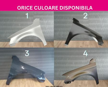 Aripa fata VW Passat  B7 Negru Gri Argintiu Albastru Alb Verde Rosu Maro vopsita 3AA821021, 3AA821022
