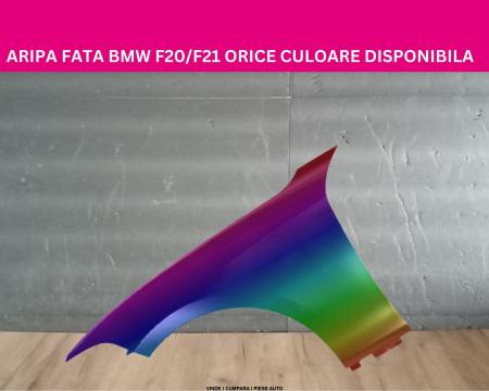 Aripa fata BMW Seria 1 F20/F21 2010-2014 stanga Negru Gri Argintiu Albastru Alb Verde Rosu Auriu Vopsita 41007284645