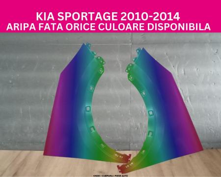 Set Aripa fata KIA Sportage 2010-2014 Negru Gri Argintiu Albastru Alb Verde Rosu Maro Vopsita 66311-3W100, 66321-3W100