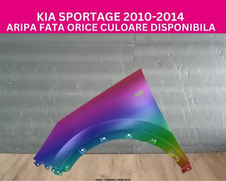 Aripa fata KIA Sportage 2010-2014 stanga Negru Gri Argintiu Albastru Alb Verde Rosu Maro Vopsita 66311-3W100