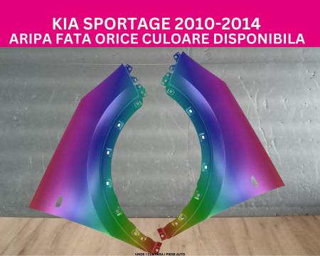 Set Aripa fata KIA Sportage 2010-2014 Negru Gri Argintiu Albastru Alb Verde Rosu Maro Vopsita 66311-3W100, 66321-3W100