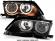 Faruri Angel Eyes BMW E46 facelift 2001-2005 fundal negru Tuning-Tec LPBM86
