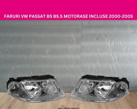 Set faruri VW Passat B5 B5.5 Motorase incluse 2000-2005 3B0941015AK 3B0941016AK