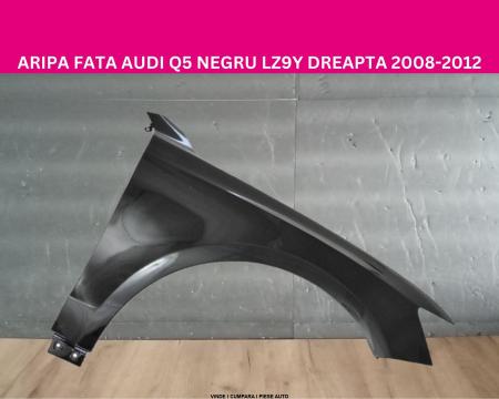 Aripa fata Audi Q5 LZ9Y Negru 2008-2012 dreapta vopsita 8R0821106