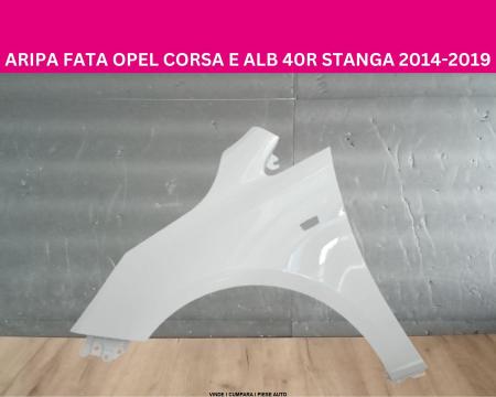 Aripa fata Opel Corsa E Alb 40R GAZ 2014-2019 stanga vopsita 13434576,1100060