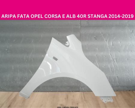Aripa fata Opel Corsa E Alb 40R GAZ 2014-2019 dreapta vopsita 1100061, 13434577