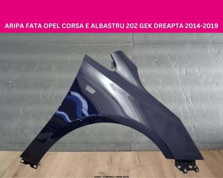 Aripa fata Opel Corsa E Albastru 20Z GEK 2014-2019 dreapta vopsita 1100061, 13434577