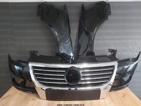 Bara + Aripa Fata Dreapta-Stanga + Grila VW Passat B6 05-11 LC9X Negru
