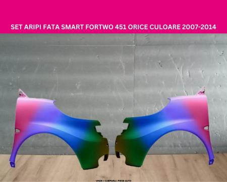 SET Aripa fata Smart Fortwo 451 2007-2014 Negru Gri Argintiu Albastru Alb Verde vopsita stanga/dreapta A4518810101, A4518810201