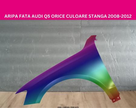 Aripa fata Audi Q5 2008-2012 Negru Gri Argintiu Alb Albastru Rosu  vopsita stanga 8R0821105