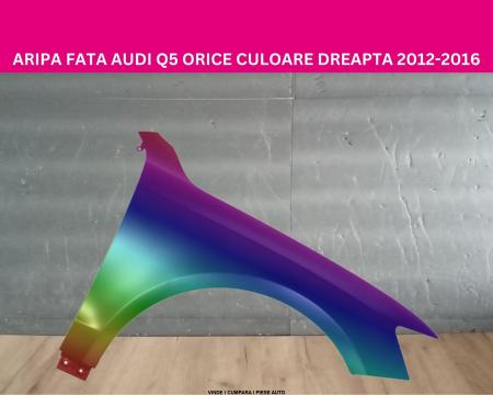 Aripa fata Audi Q5 2012-2016 Negru Gri Argintiu Alb Albastru Rosu vopsita dreapta 8R0821106