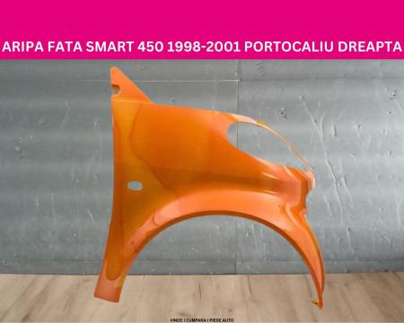 Aripa fata Smart Fortwo 450 coupe 1998-2001 Portocaliu Aqua Orange vopsita dreapta 0004738V003CP6A00