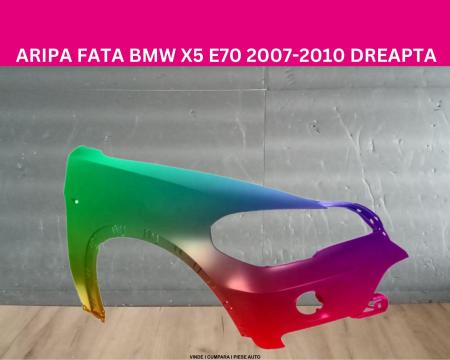 Aripa fata BMW X5 E70 2006-2010 Negru,Gri,Alb,Albastru,Rosu dreapta vopsita 51657178394