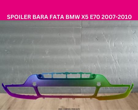 Spoiler Bara fata BMW X5 E70 2006-2010 Negru,Gri,Alb,Albastru,Rosu vopsit 51117172402