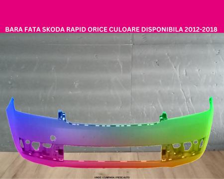 Bara fata Skoda Rapid Negru,Gri,Alb,Albastru,Rosu,Verde vopsita 2012-2018 5JA807221