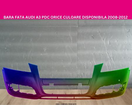 Bara fata Audi A3 8P Facelift Negru,Gri,Alb,Albastru,Rosu,Verde vopsita 2008-2012 8P0807105G
