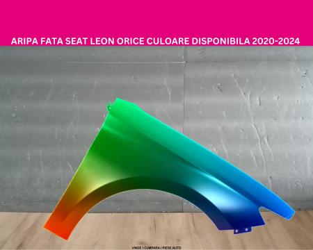Aripa fata Seat Leon Negru,Gri,Alb,Albastru,Rosu,Verde vopsita dreapta 2020-2024 5FA821022