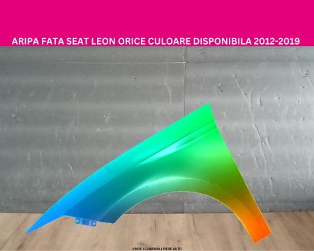 Aripa fata Seat Leon Negru,Gri,Alb,Albastru,Rosu,Verde vopsita stanga 2012-2019 5F0821021E