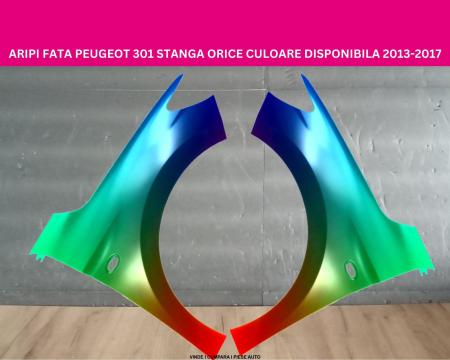 Aripi fata Peugeot 301 Negru,Gri,Alb,Albastru,Rosu,Verde vopsita 2013-2017 stanga-dreapta 9674790780,9674790780