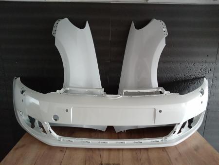 Bara aripa fata VW Golf 6 (VI) Alb LB9A 2008-2012 Hatchback stanga-dreapta vopsita 5K0807079GRU, 5K6821021, 5K6821022