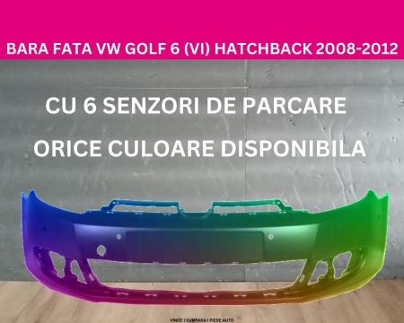 Bara fata VW Golf 6 (VI) Hatchback 6 senzori Negru,Gri,Alb,Albastru,Rosu vopsita 2008-2012 5K0807217A