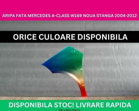 Aripa fata Mercedes A-CLASS W169 Alb,Rosu,Argintiu,Negru 2004-2012 NOUA gata vopsita stanga 1698810101, A1698810101