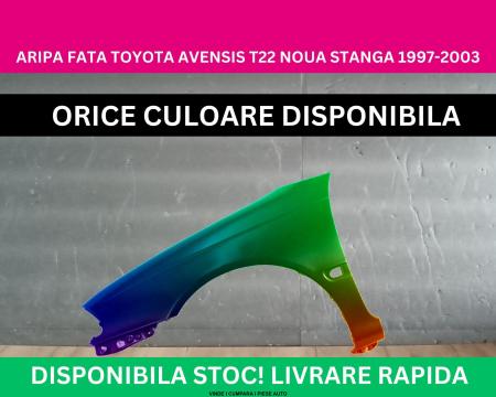 Aripa fata Toyota Avensis T22 Alb,Rosu,Argintiu,Negru,Verde 1997-2003 NOUA gata vopsita stanga 53812-05030